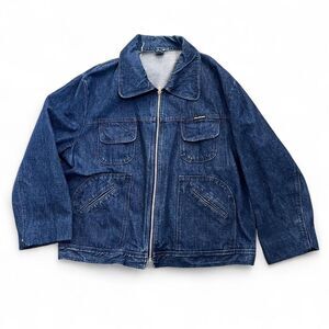VTG 90s Cargo Workwear Pocket Denim Jacket